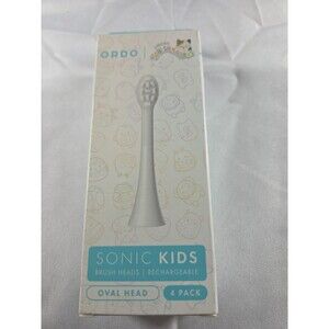 Ordo Kids Rechargeable Brush Heads(only) 4 Pack Oval Head, New